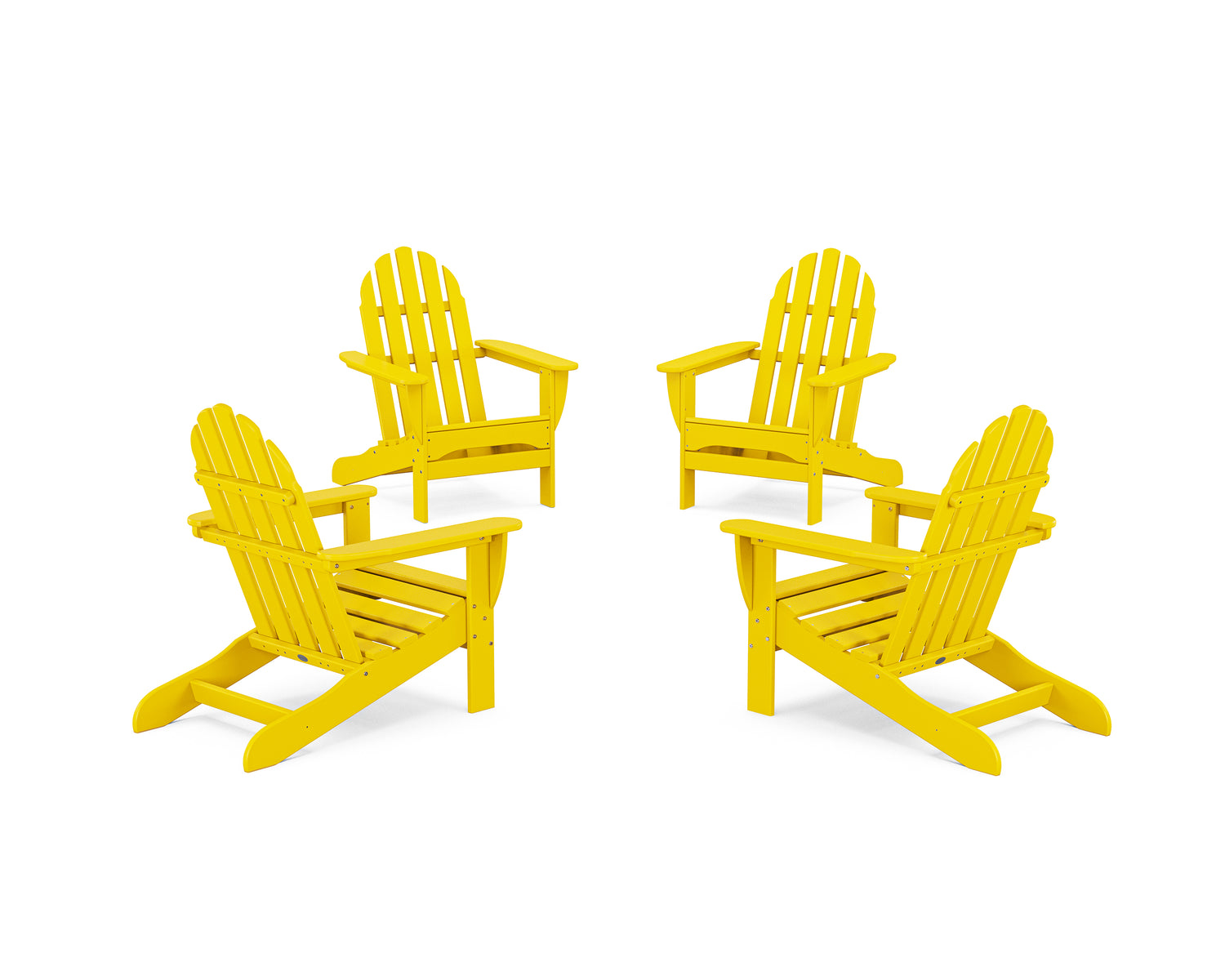 4-Piece Classic Adirondack Conversation Set