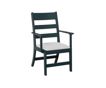 Berlin Gardens Parker Dining Chair in Berry, arm chair
