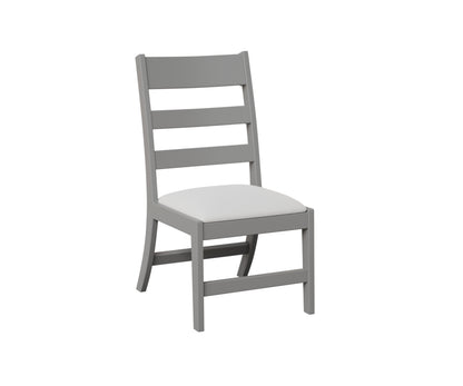 Berlin Gardens Parker Dining Chair in Fog, side chair