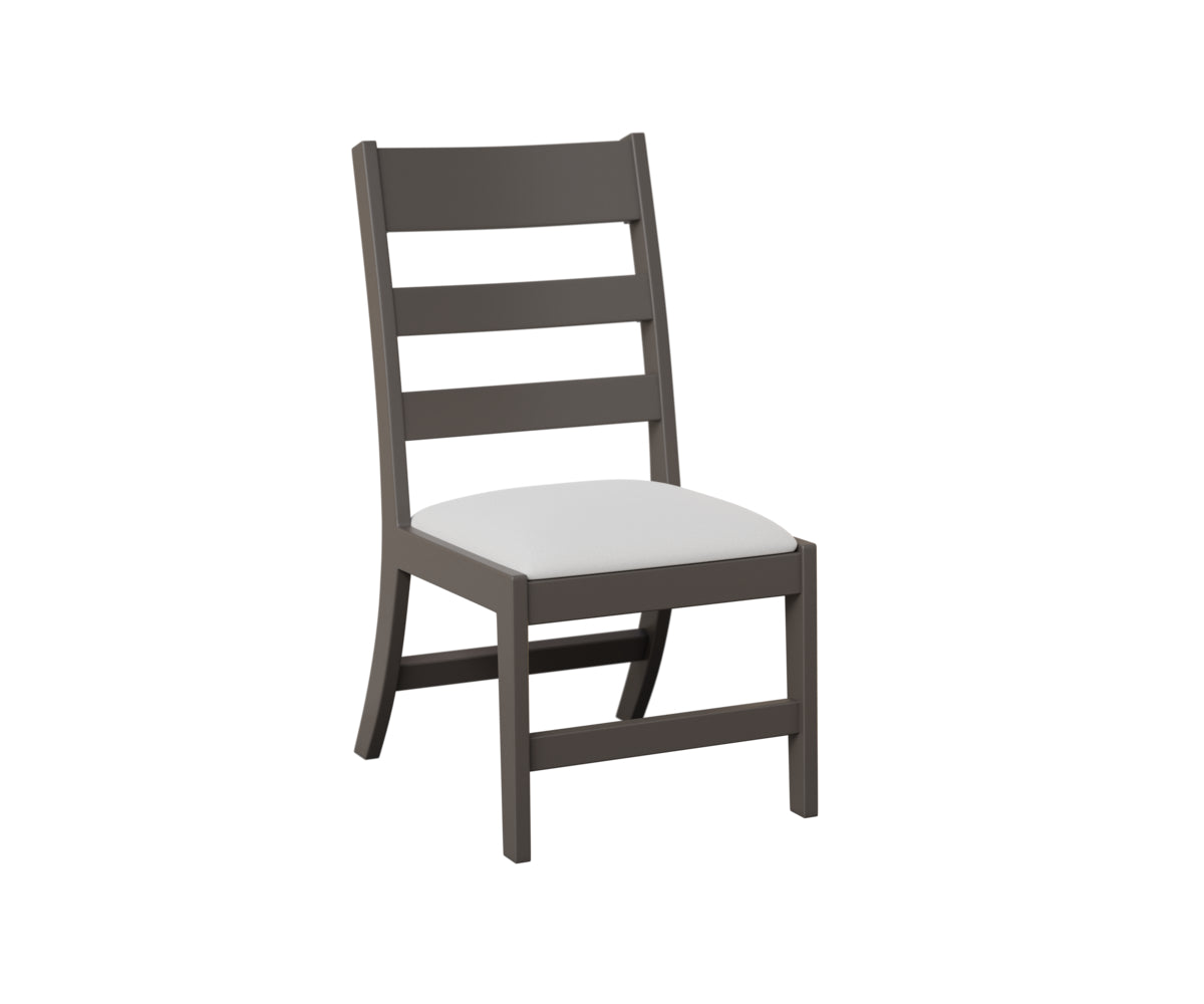 Berlin Gardens Parker Dining Chair in Graphite, side chair
