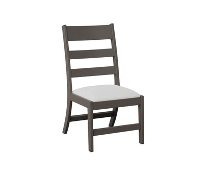 Berlin Gardens Parker Dining Chair in Graphite, side chair