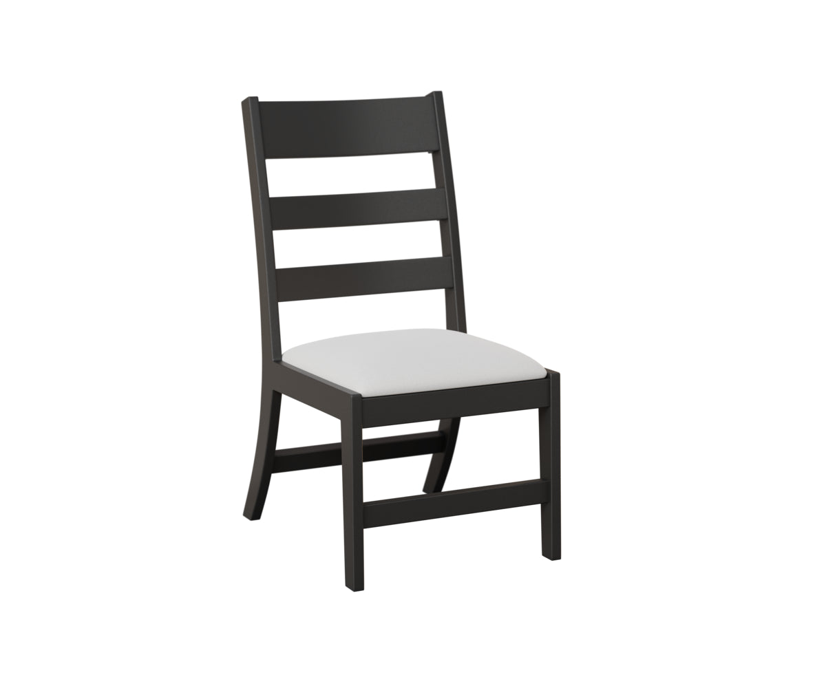 Berlin Gardens Parker Dining Chair in Black, side chair