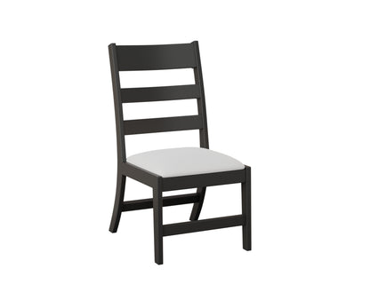 Berlin Gardens Parker Dining Chair in Black, side chair