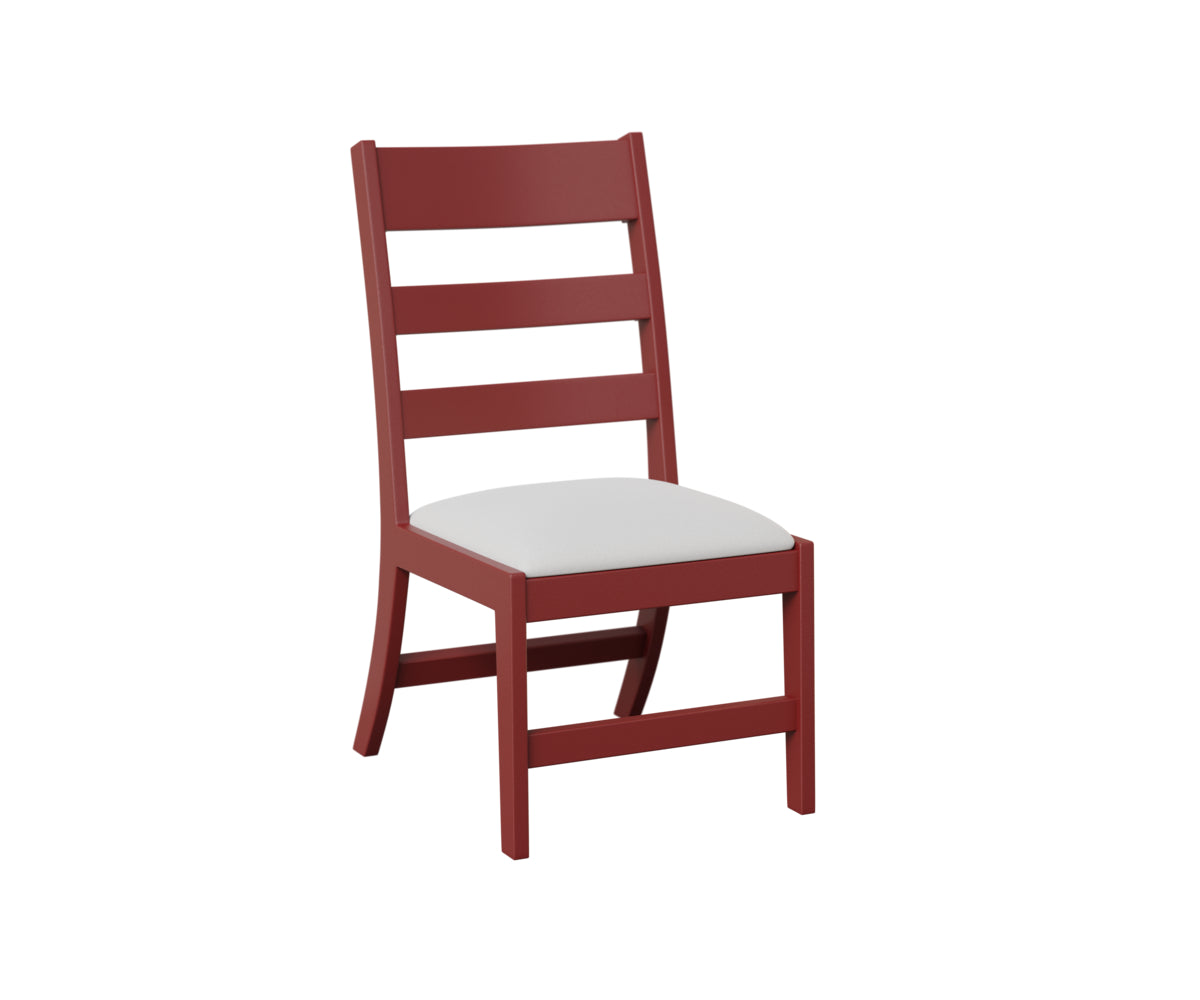 Berlin Gardens Parker Dining Chair in Red, side chair