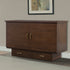 Madrid Murphy Bed in Pekoe brown closed cabinet