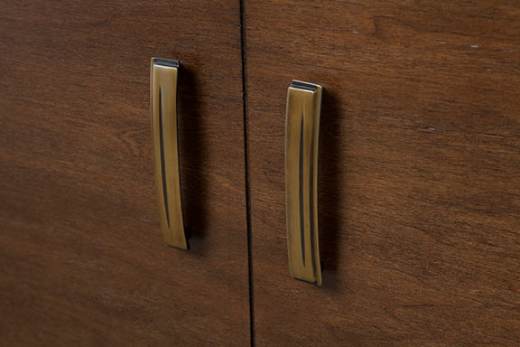 Pekoe finish brass hardware detail