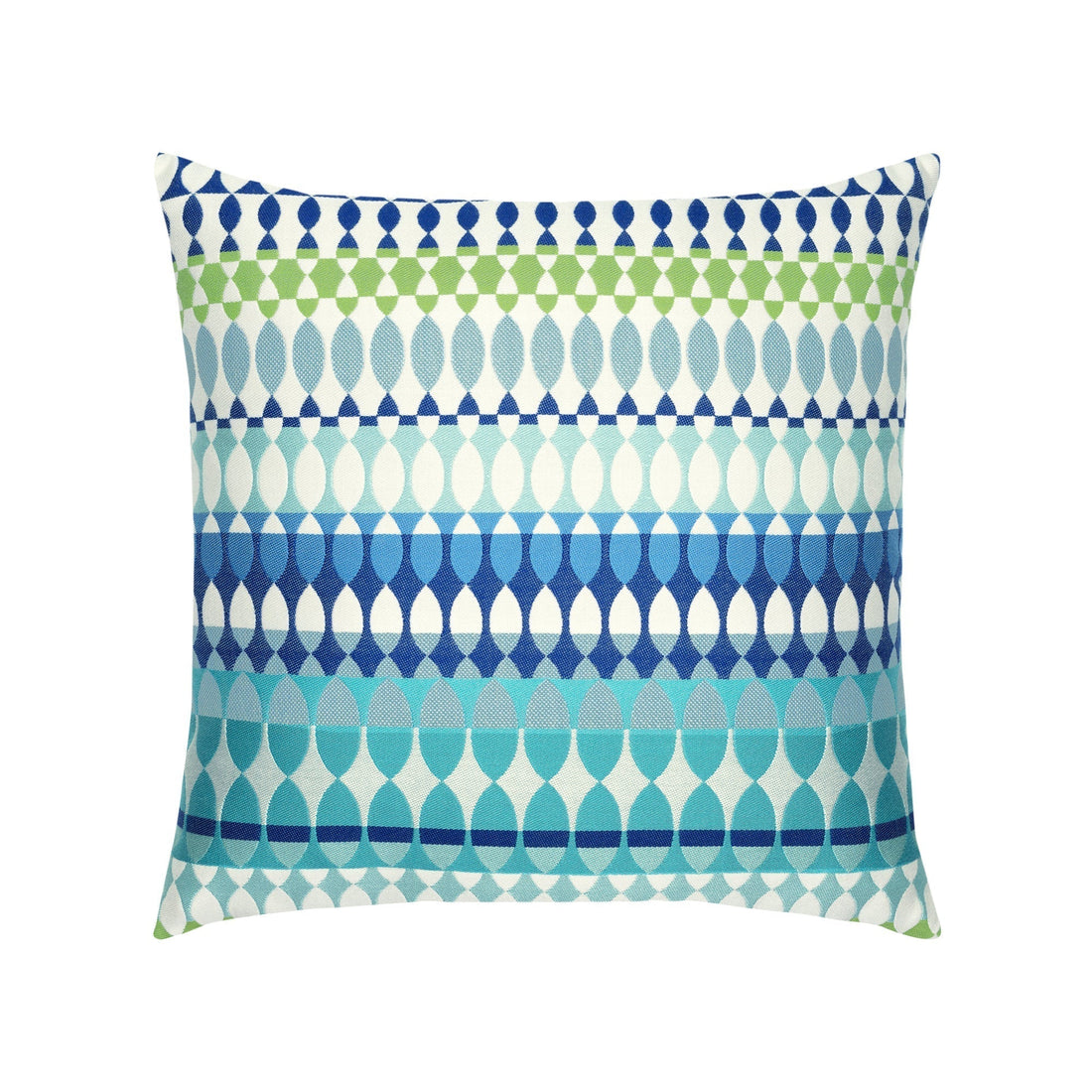 Elaine Smith Modern Oval Ocean outdoor pillow