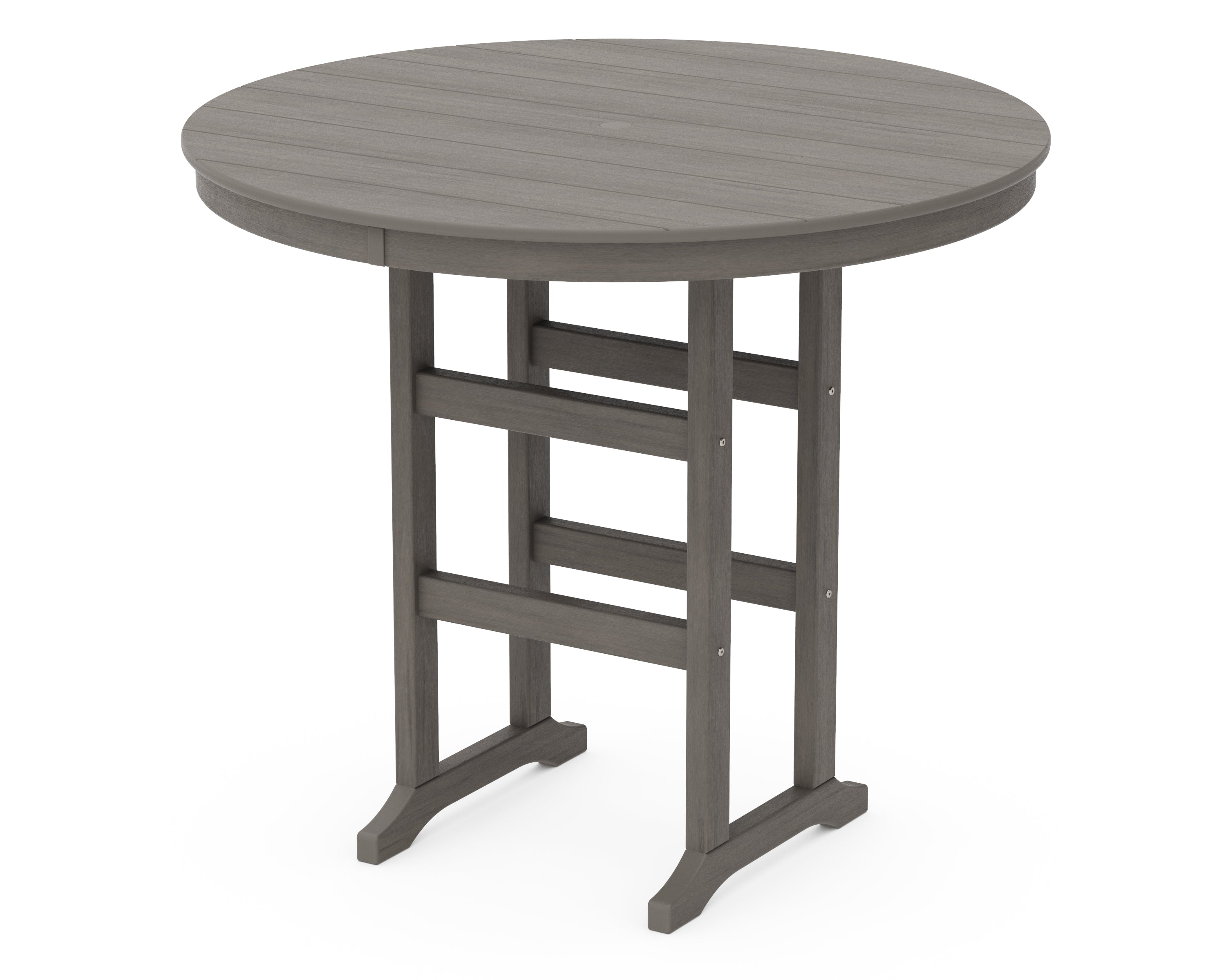 POLYWOOD 48" Round Farmhouse Bar Table