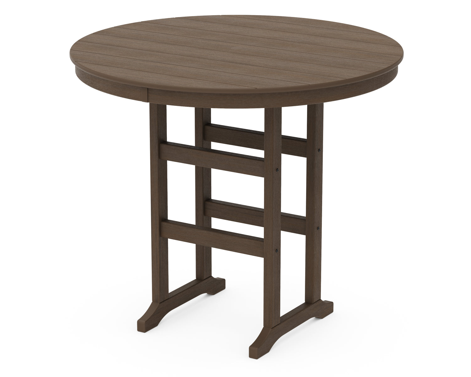 POLYWOOD 48" Round Farmhouse Bar Table