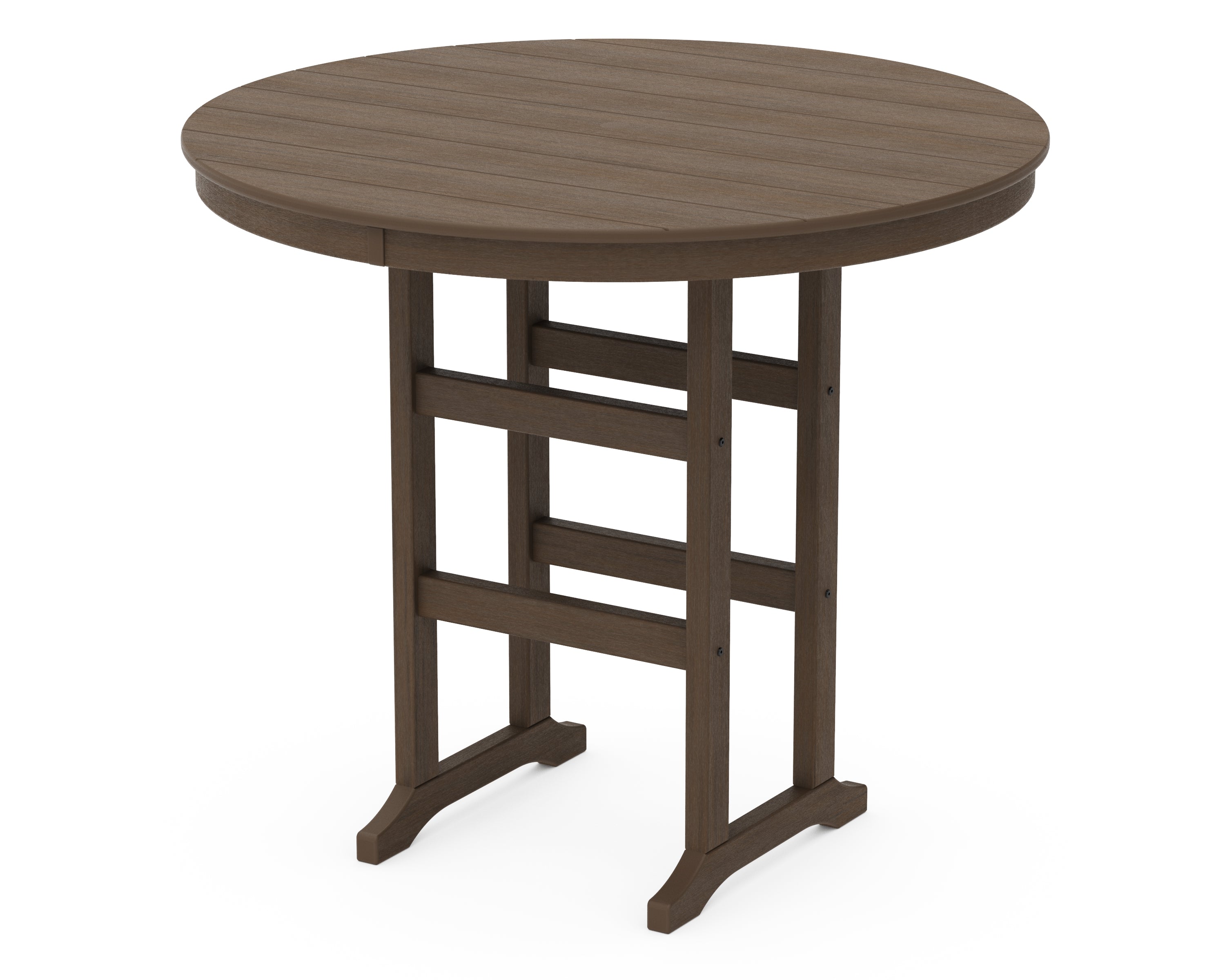 POLYWOOD 48" Round Farmhouse Bar Table