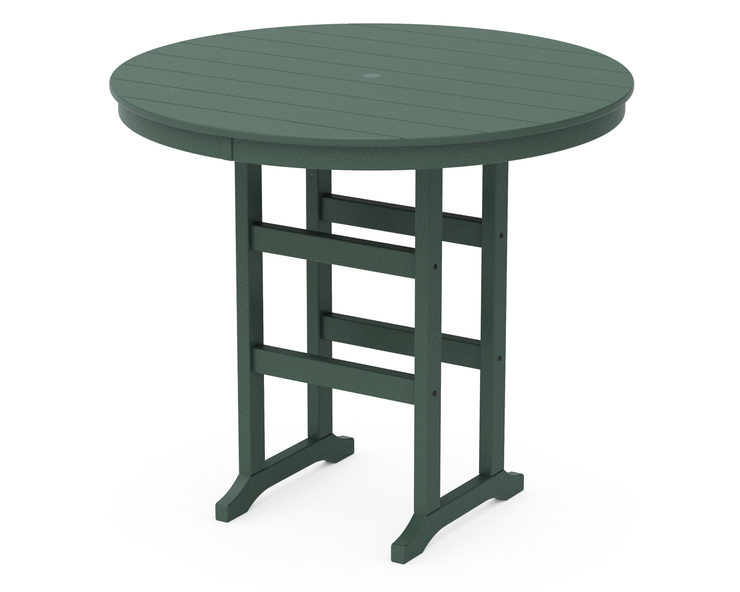 POLYWOOD 48" Round Farmhouse Bar Table