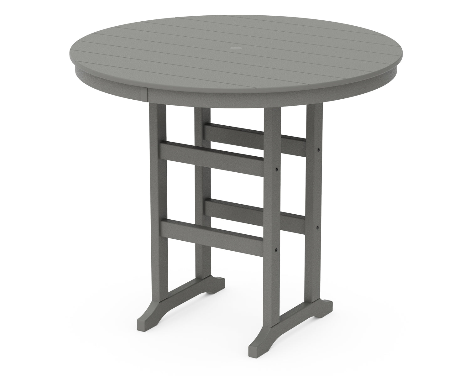 POLYWOOD 48" Round Farmhouse Bar Table