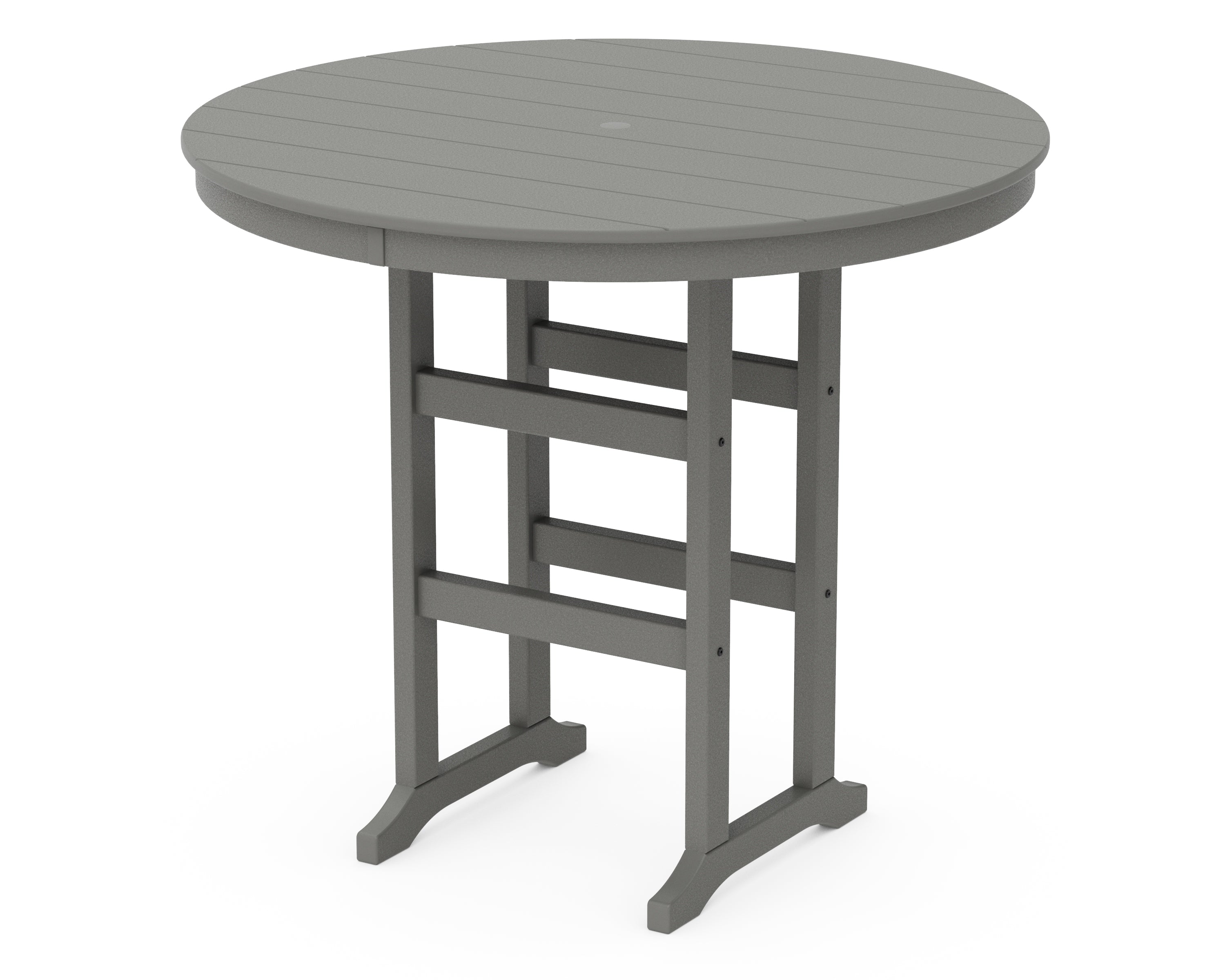 POLYWOOD 48" Round Farmhouse Bar Table