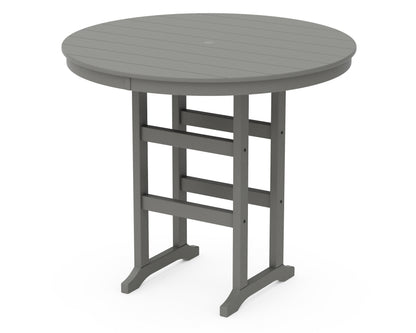 POLYWOOD 48" Round Farmhouse Bar Table
