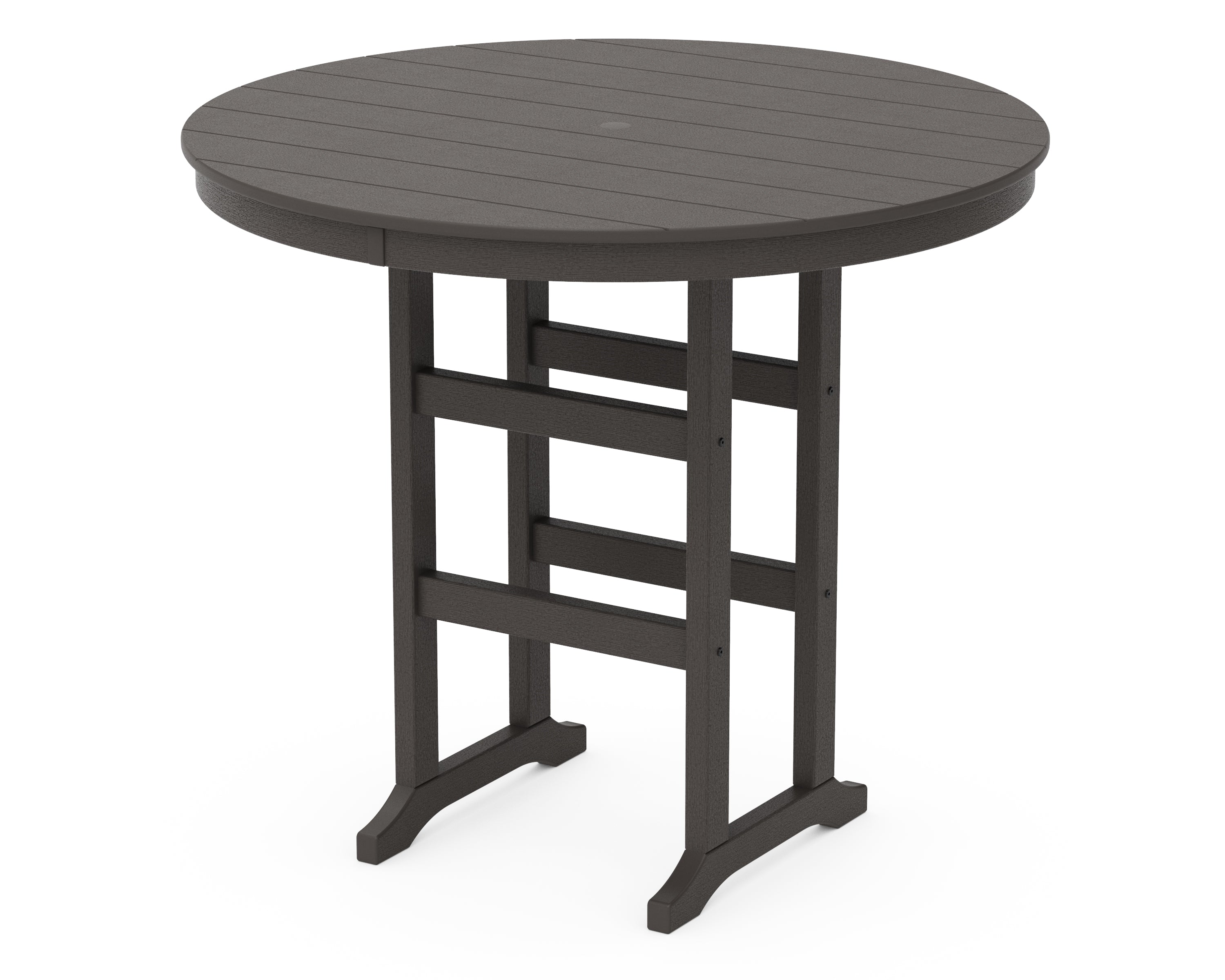 POLYWOOD 48" Round Farmhouse Bar Table