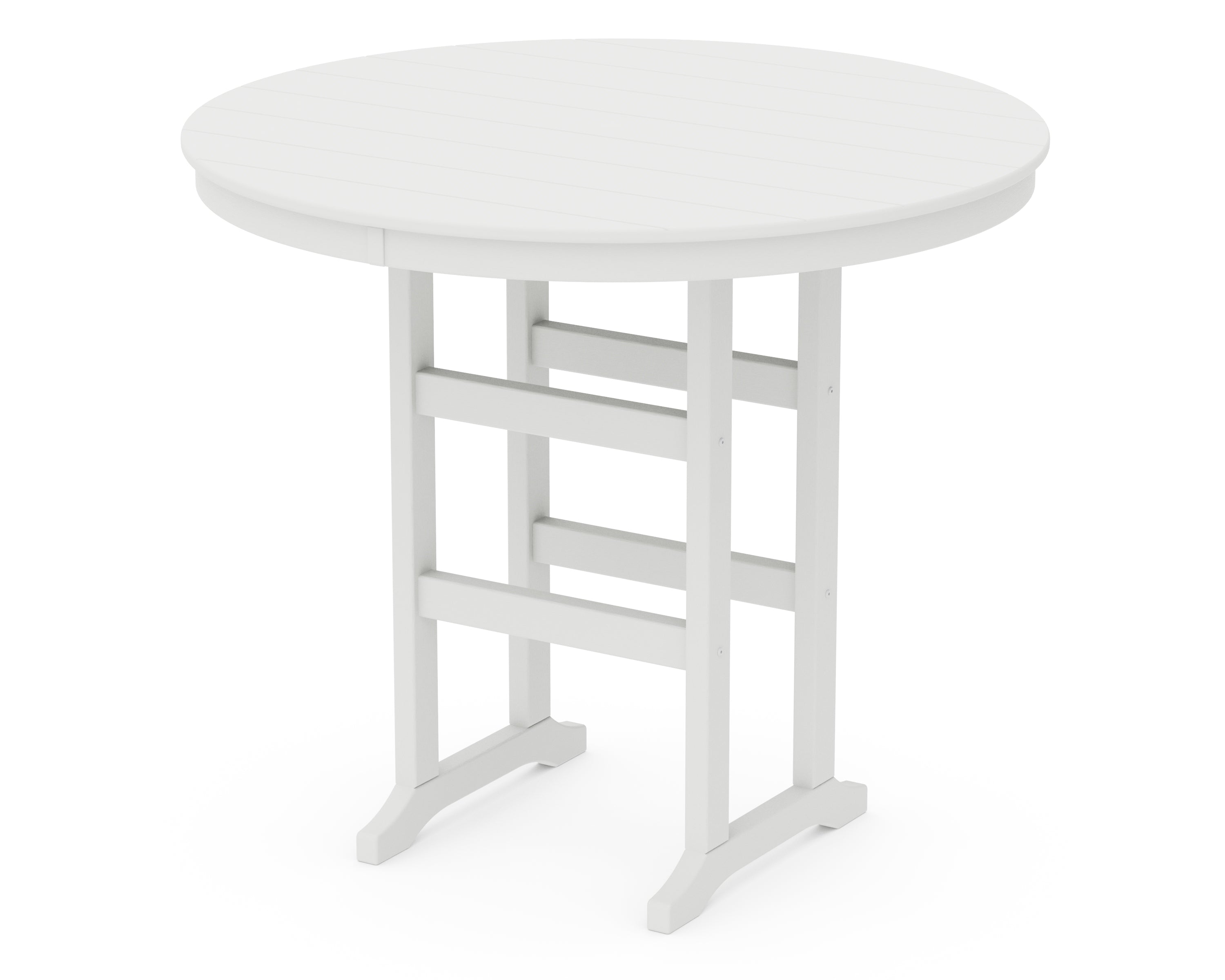 POLYWOOD 48" Round Farmhouse Bar Table