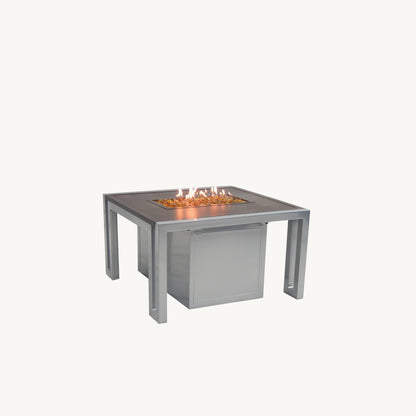 Castelle Icon Square Coffee Table with Firepit