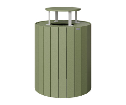 Berlin Gardens Rain Guard for Round Trash Can in Sage