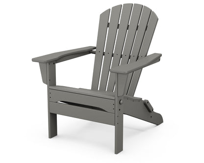 POLYWOOD South Beach Folding Adirondack Chair