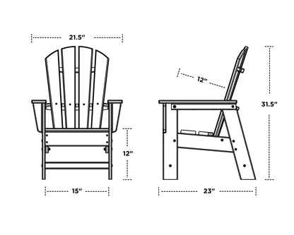POLYWOOD Kids Adirondack Chair
