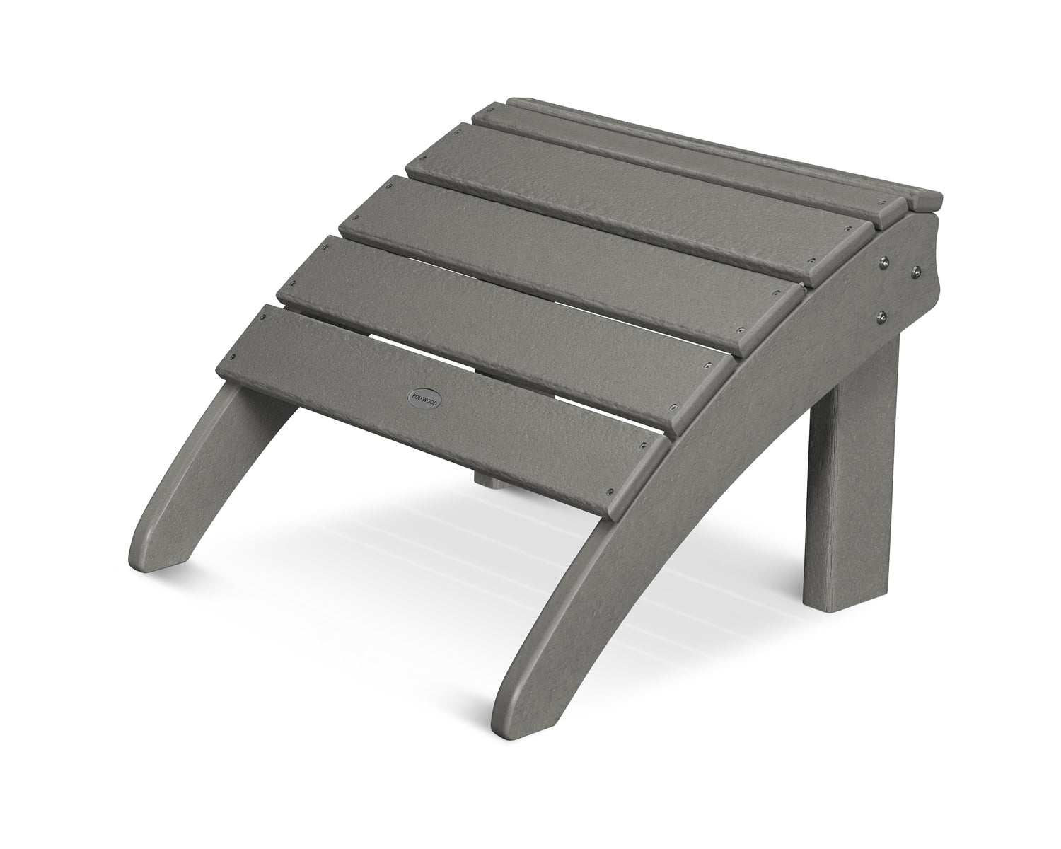 POLYWOOD Seashell Ottoman