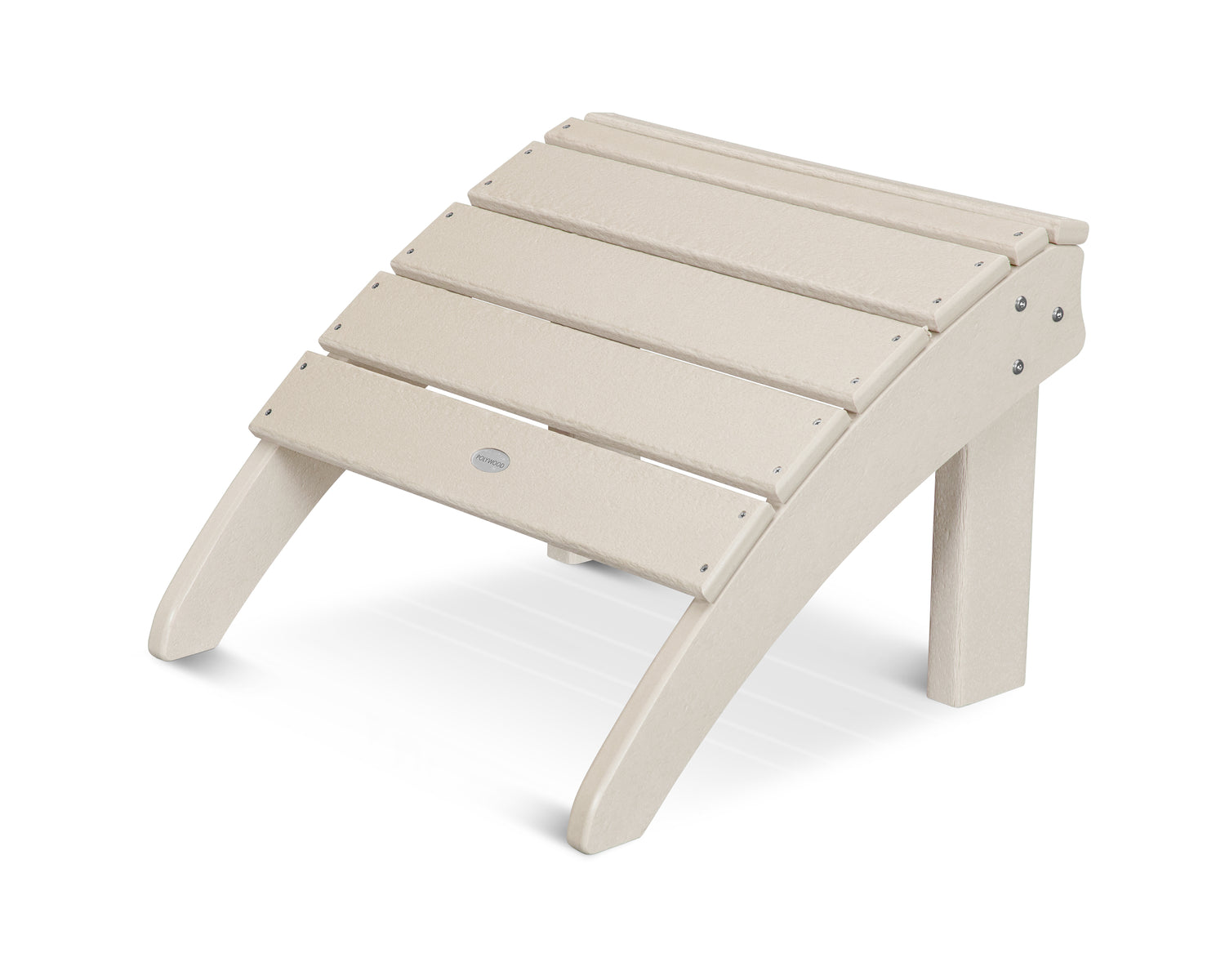 POLYWOOD Seashell Ottoman