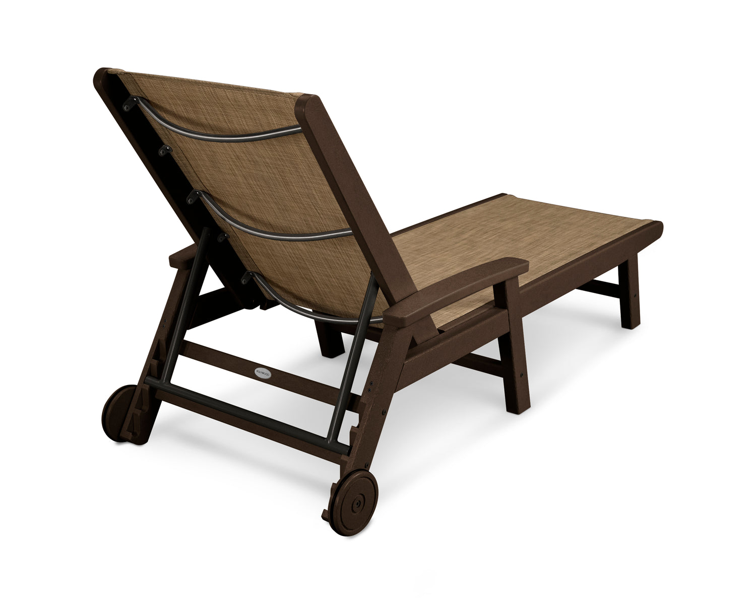 POLYWOOD Coastal Chaise with Wheels