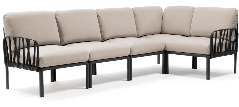 Nardi Komodo 5 Modular Outdoor Sofa - Flexible Design