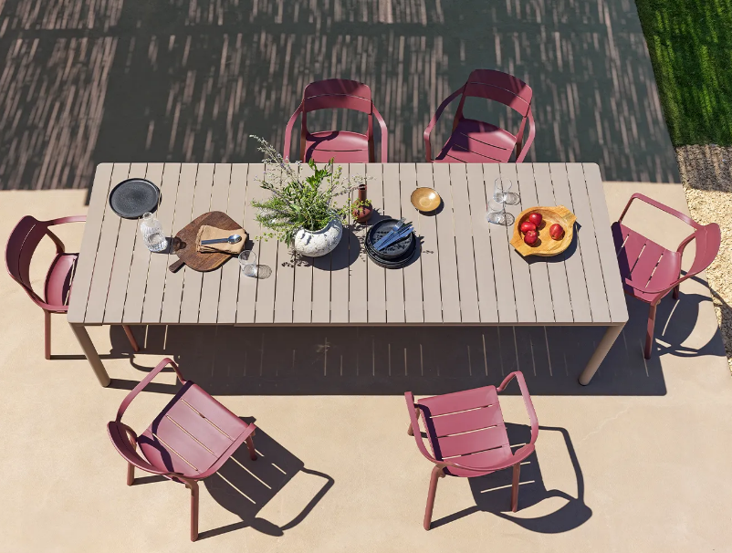Nardi Tevere 210 Extensible Outdoor Dining Table