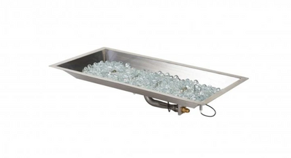 CF-1224-DIY 12 x 24 Rectangular Stainless Steel Gas Burner Kit