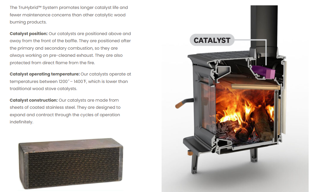 Hearthstone Heritage TruHybrid Wood Stove