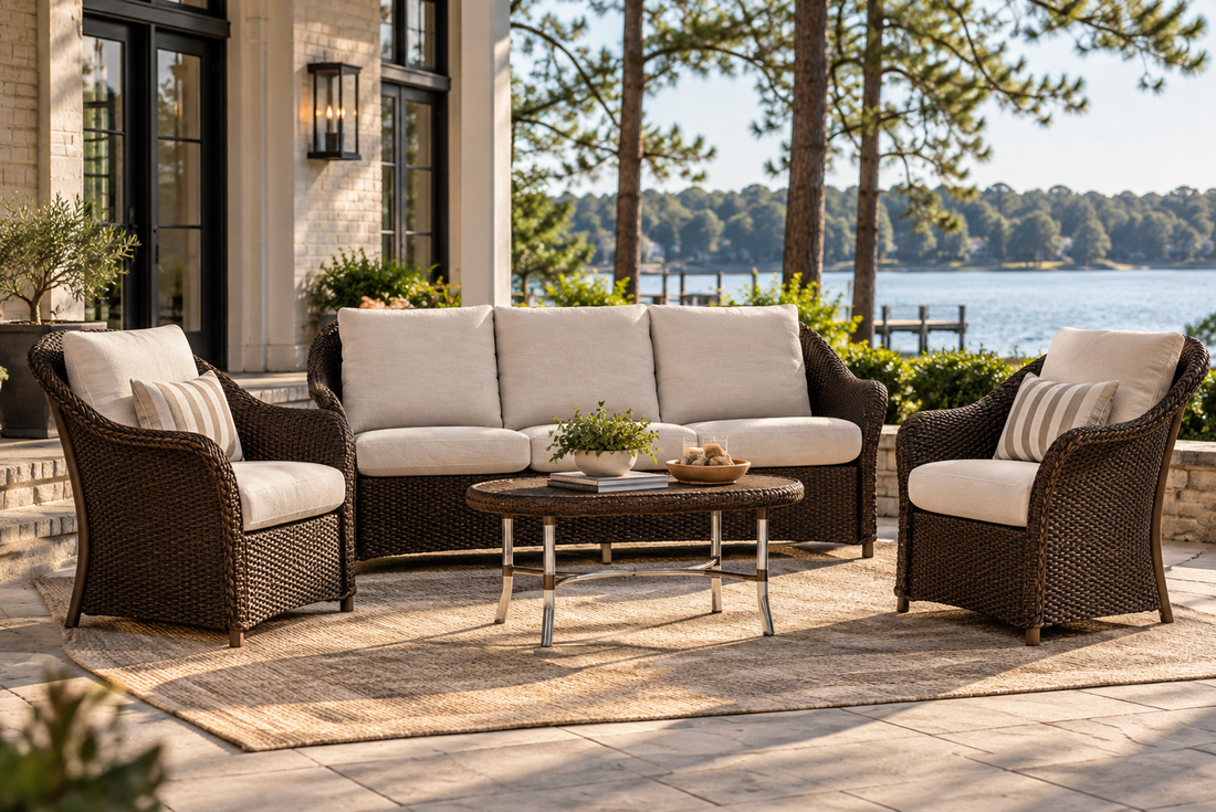 Lloyd Flanders Weekend Retreat 4-Piece Living Room Set