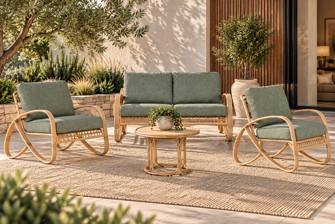 Lloyd Flanders Riviera 4-Piece Conversation Set