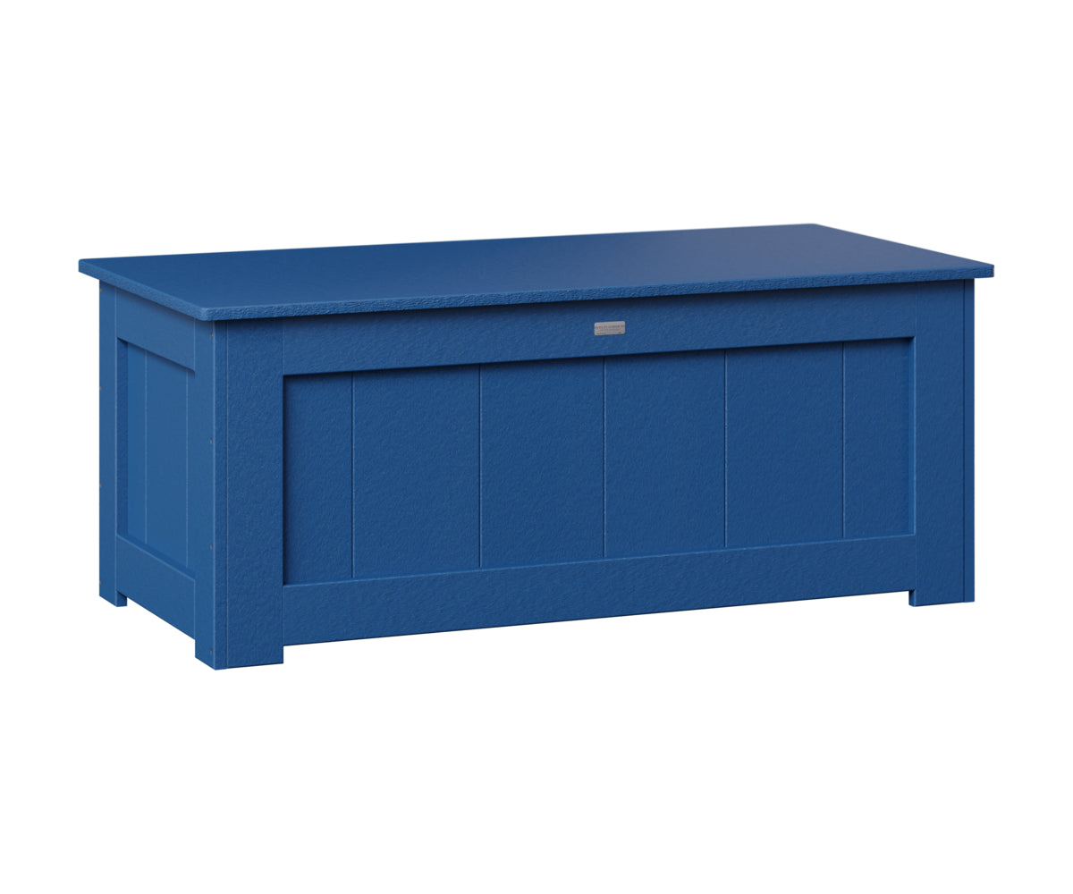 Berlin Gardens Small 24x50" Deck Box in Pacific Blue