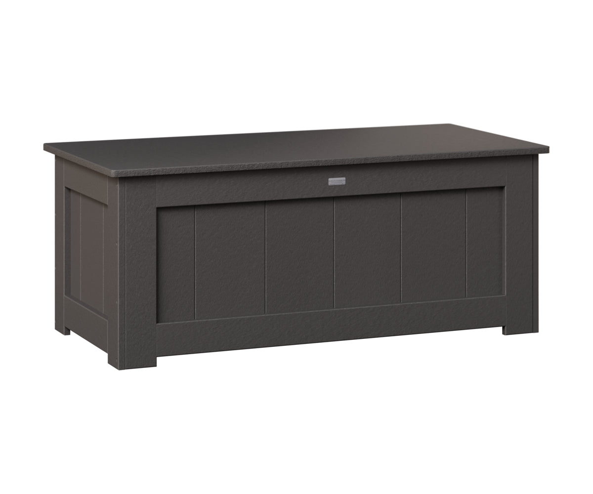 Berlin Gardens Small 24x50" Deck Box in Smoke Gray