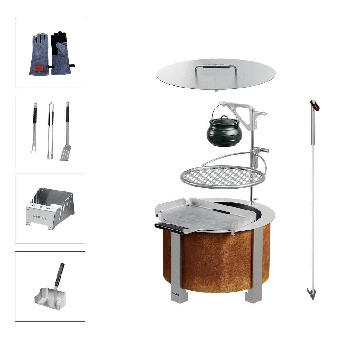 Breeo Fire Pit Firemaster Bundle