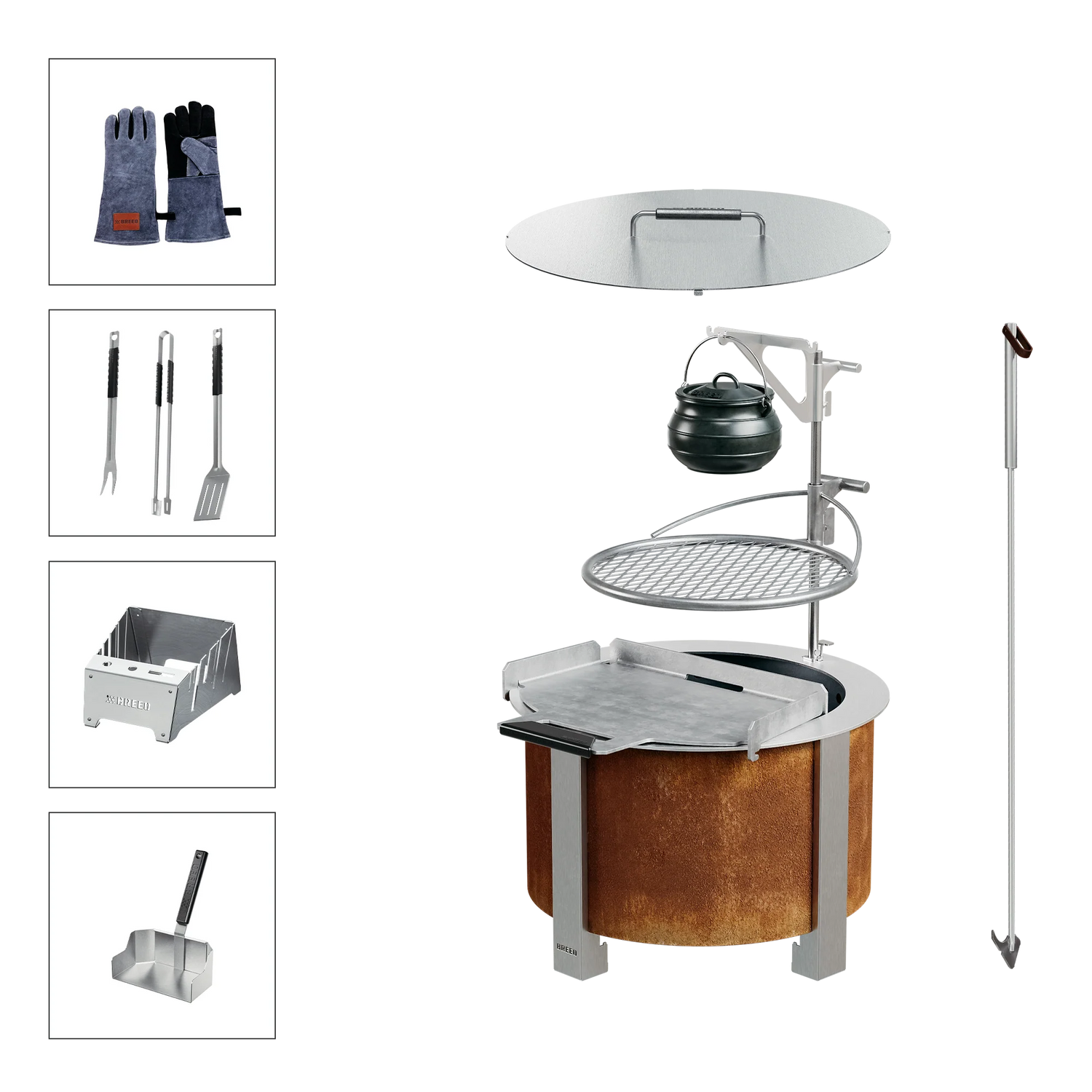 Breeo Fire Pit Firemaster Bundle