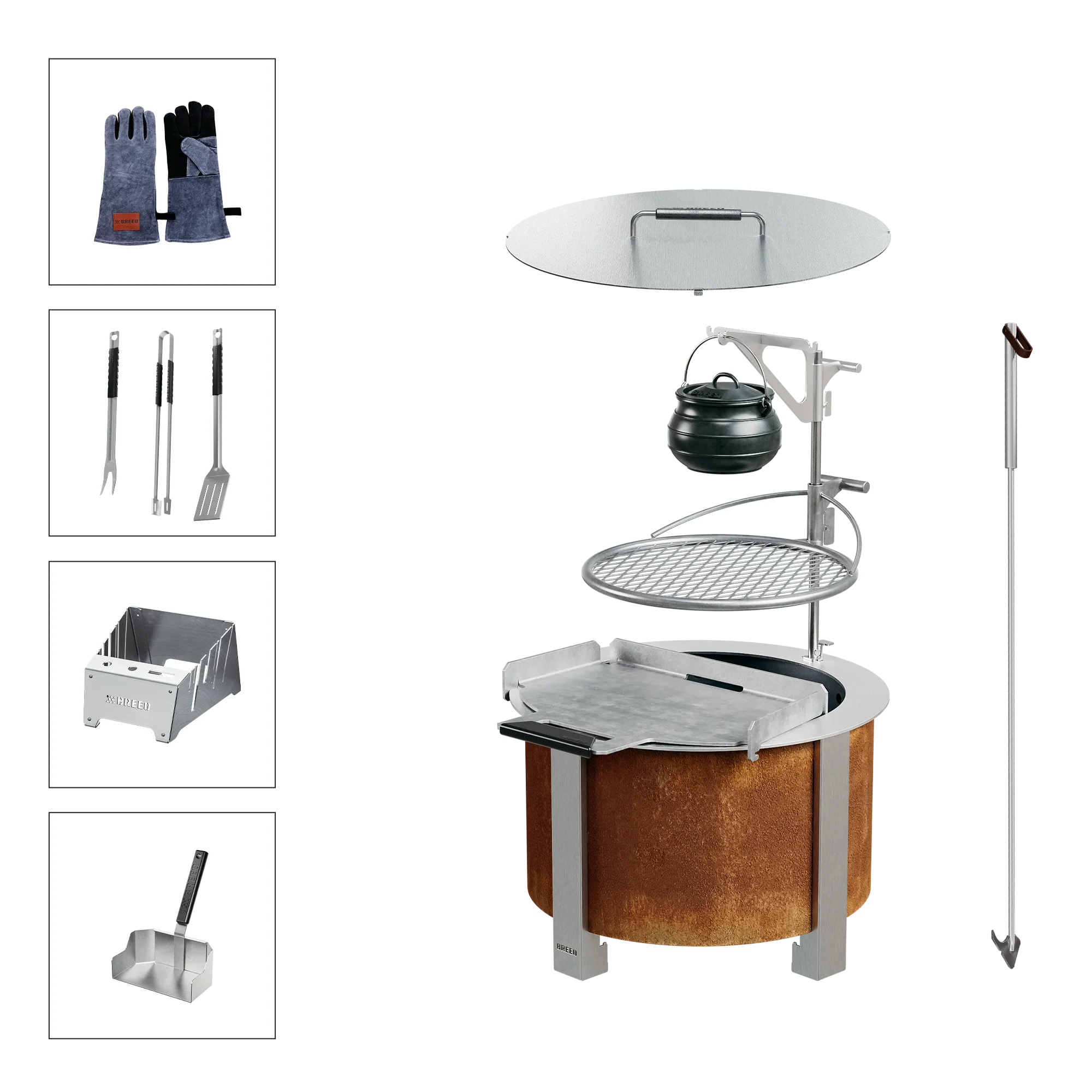 Breeo Fire Pit Firemaster Bundle