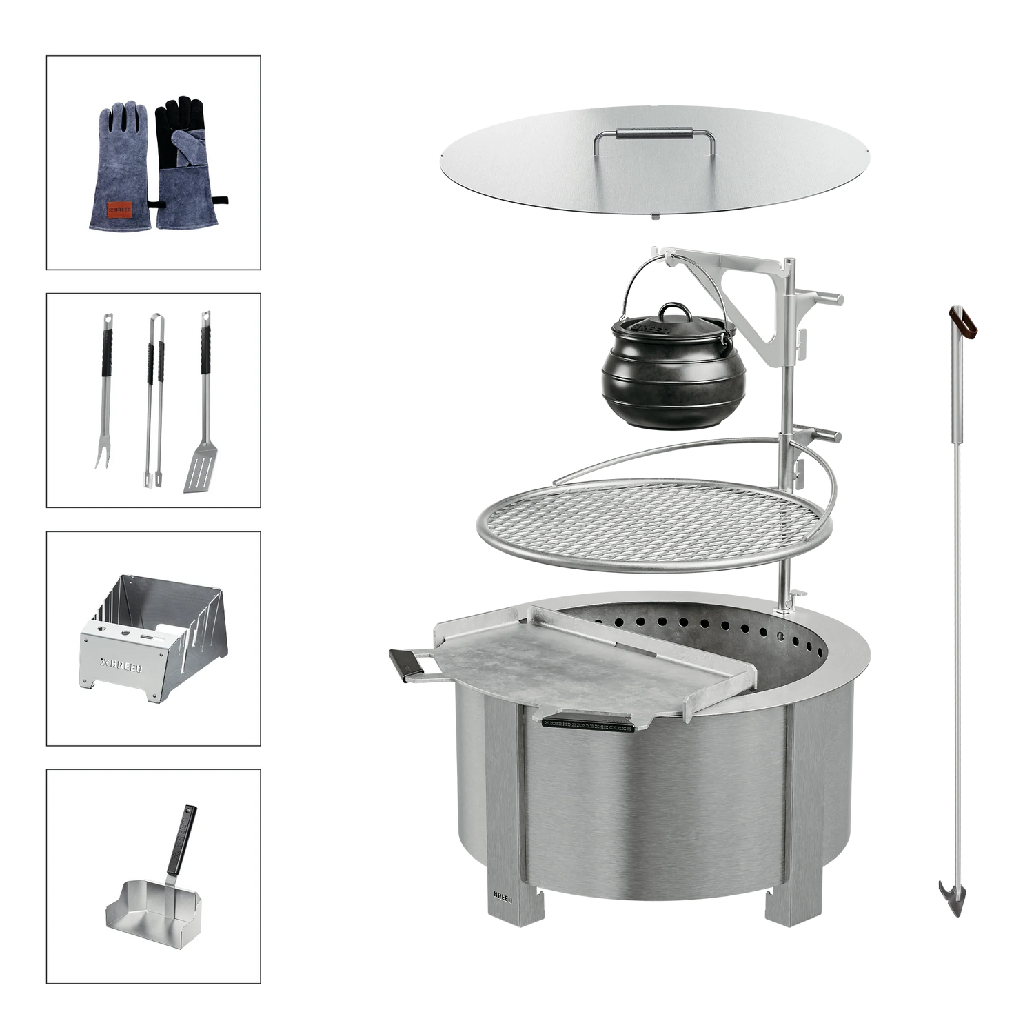 Breeo Fire Pit Firemaster Bundle