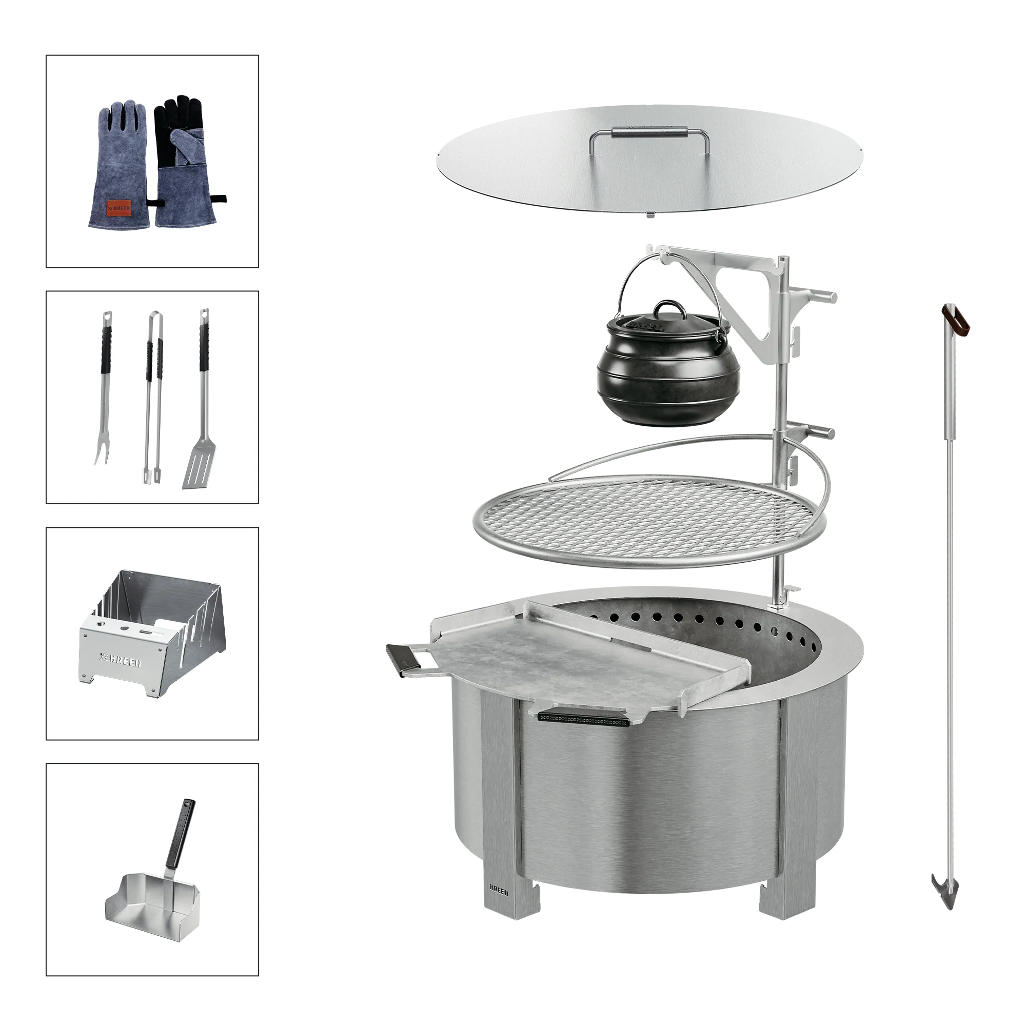 Breeo Fire Pit Firemaster Bundle