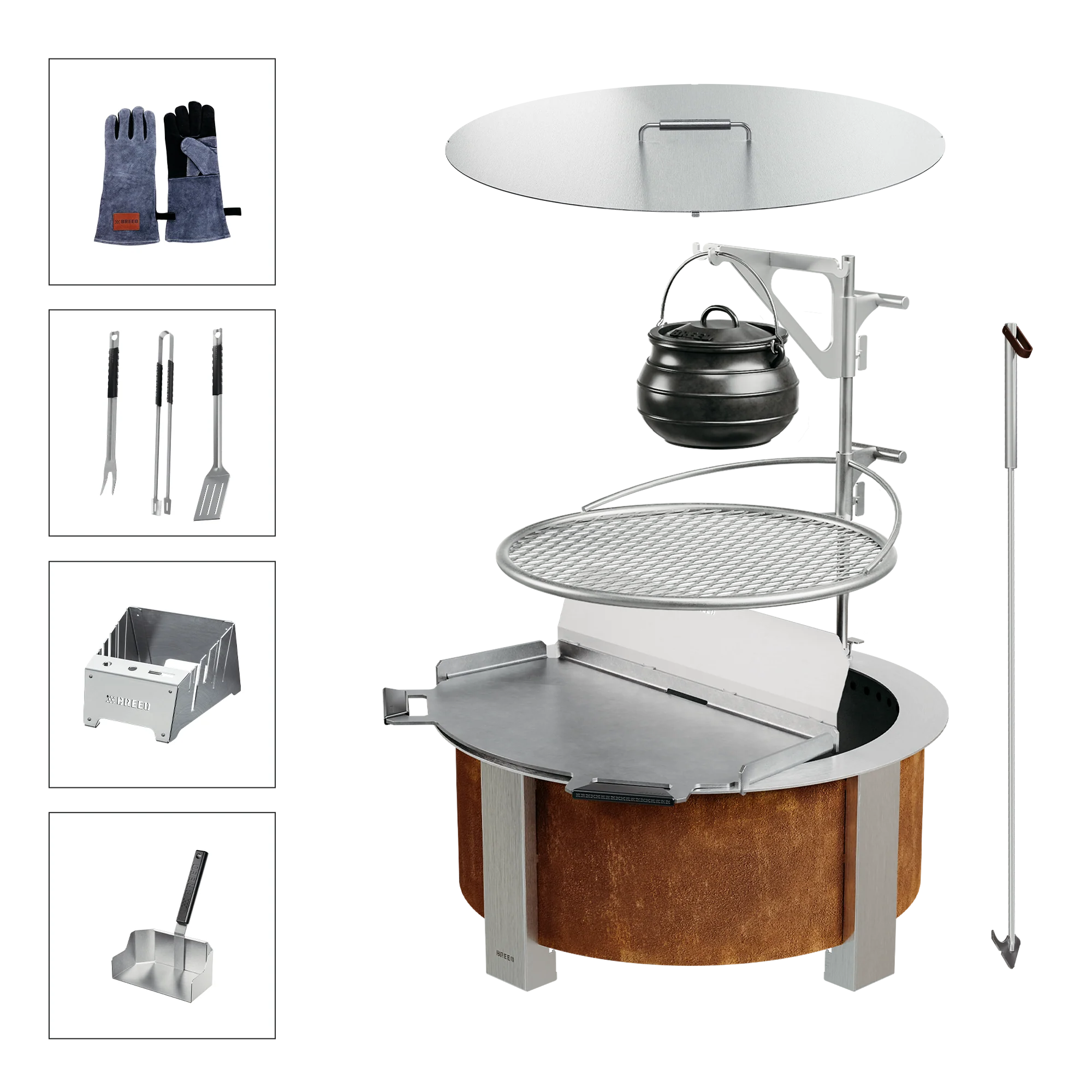 Breeo Fire Pit Firemaster Bundle
