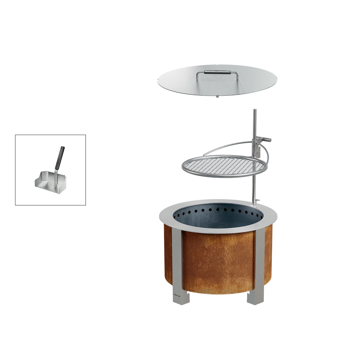 Breeo Smokeless Fire Pit Grilling Bundle