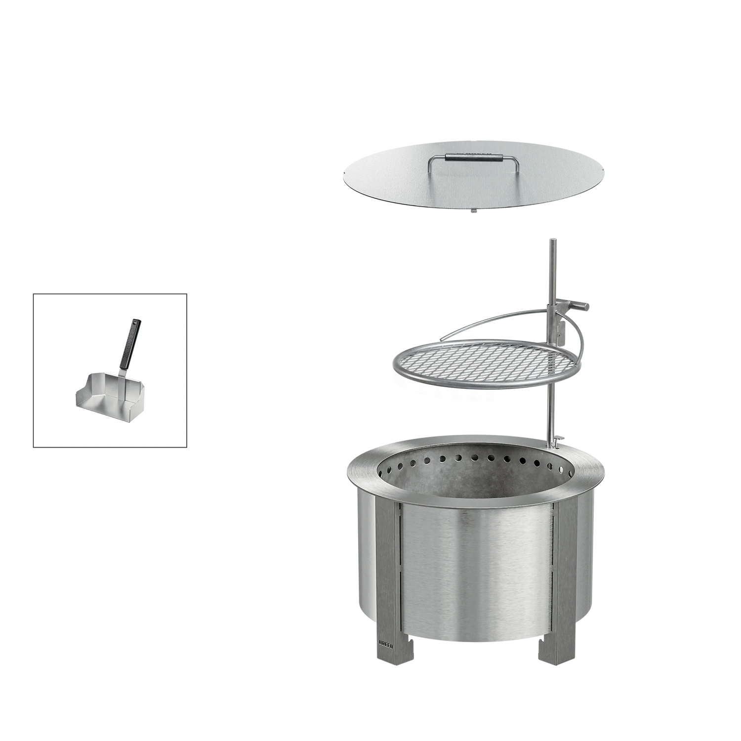 Breeo Smokeless Fire Pit Grilling Bundle