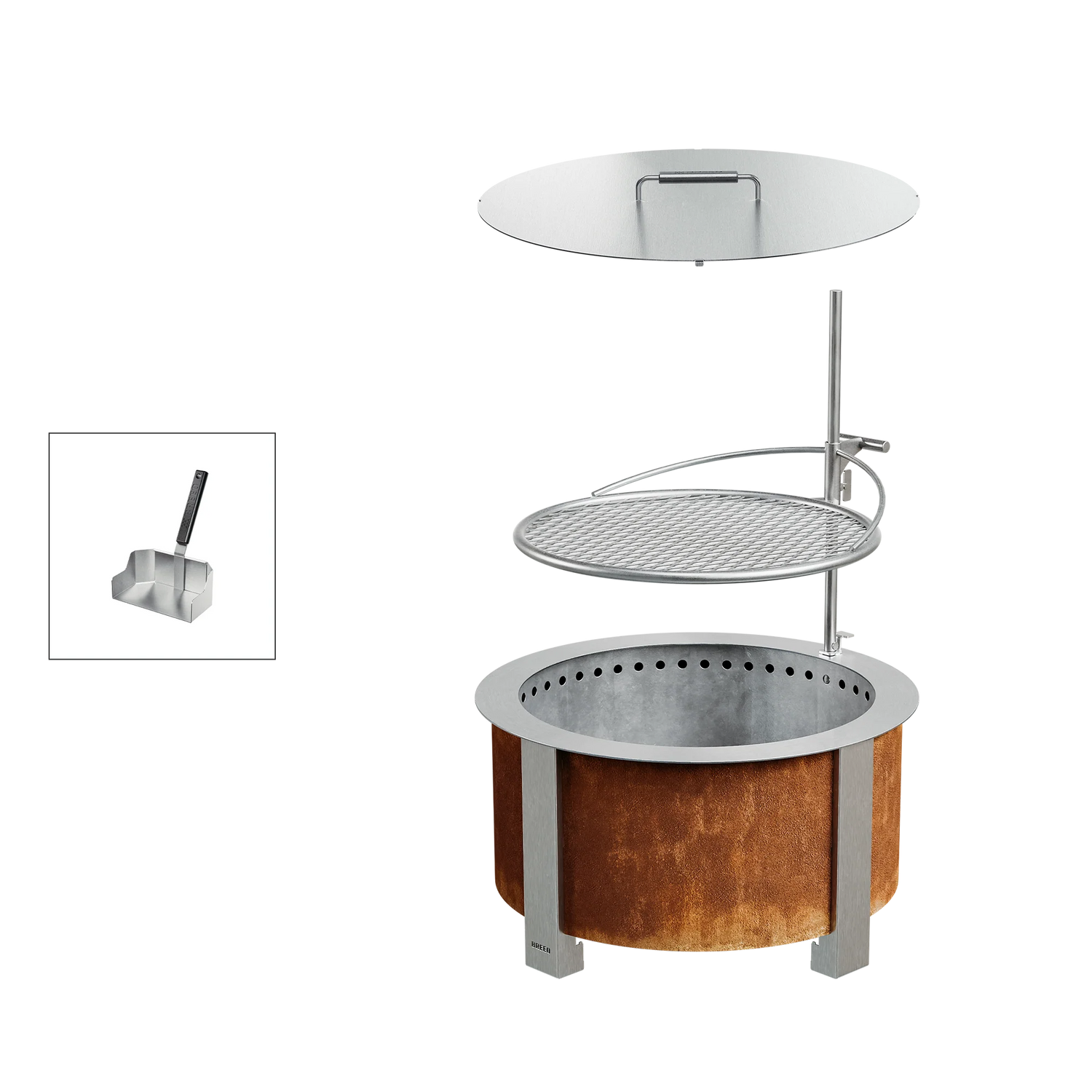 Breeo Smokeless Fire Pit Grilling Bundle