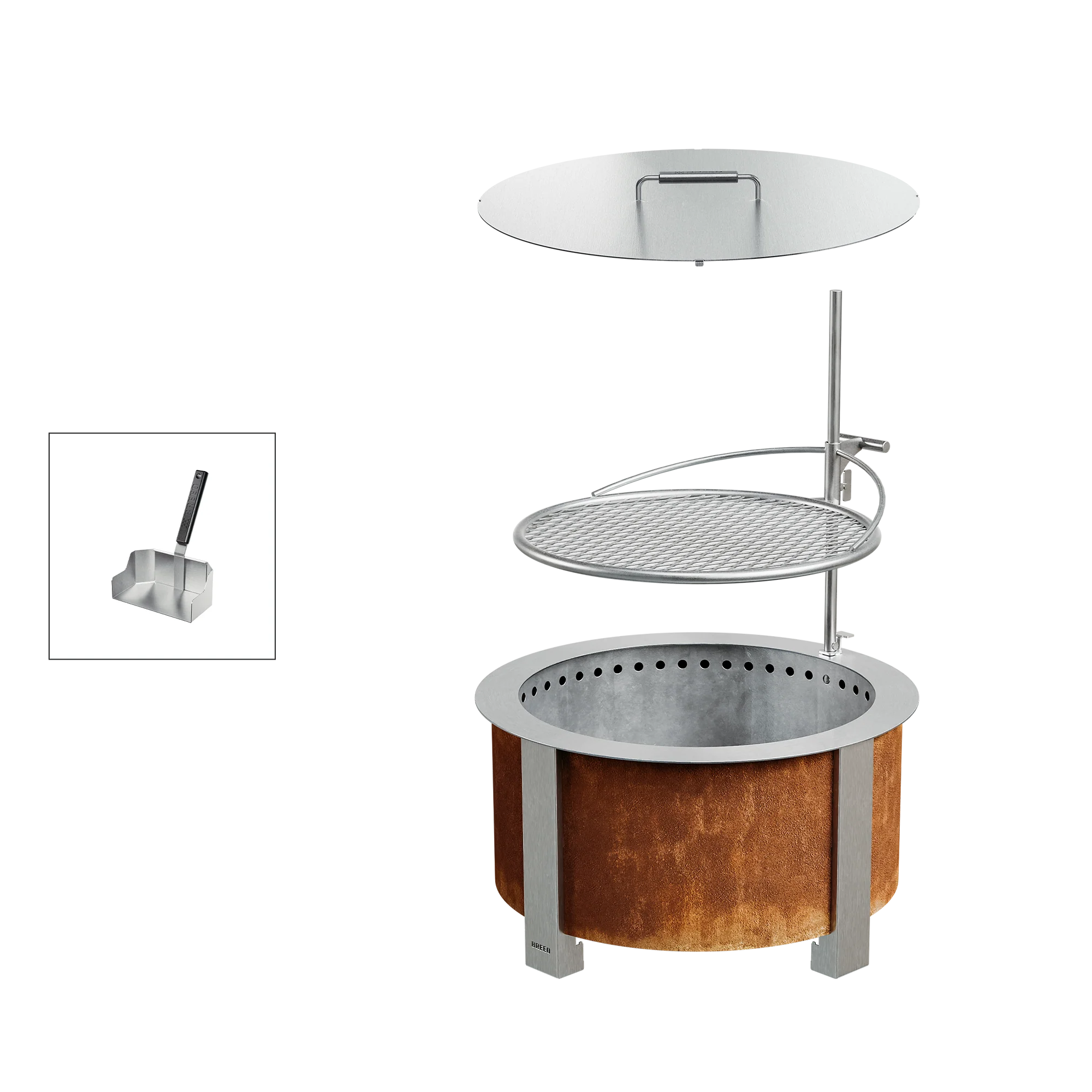 Breeo Smokeless Fire Pit Grilling Bundle