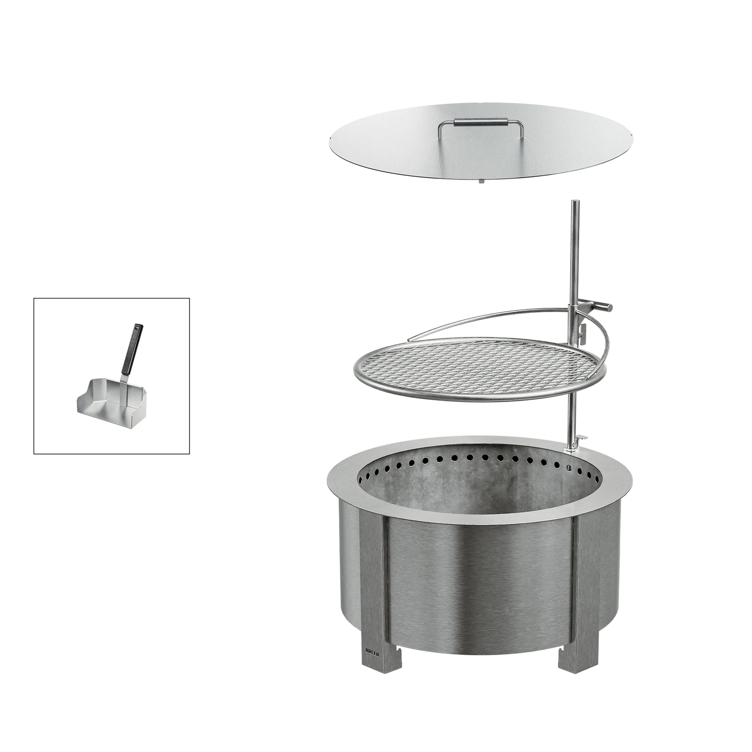Breeo Smokeless Fire Pit Grilling Bundle