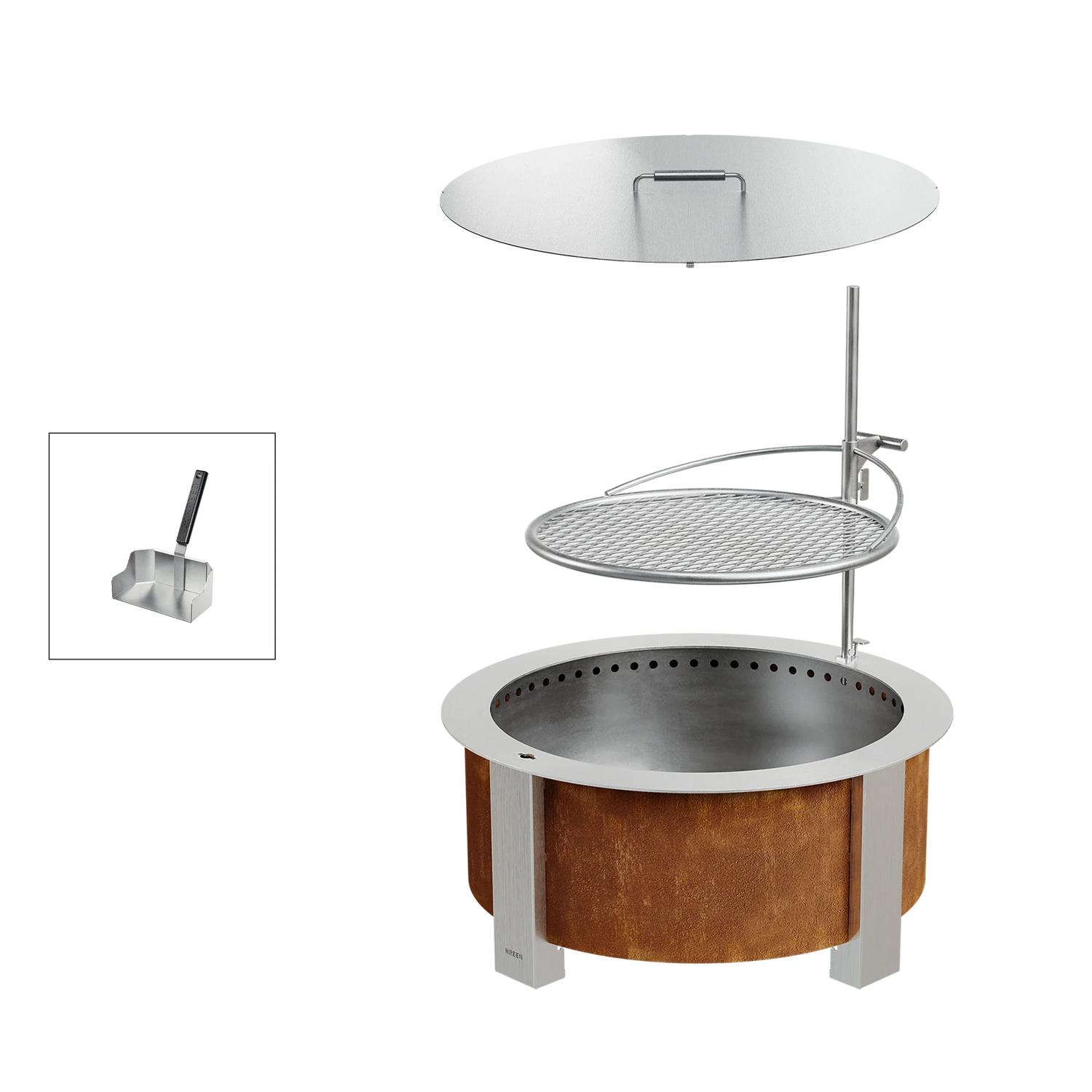 Breeo Smokeless Fire Pit Grilling Bundle