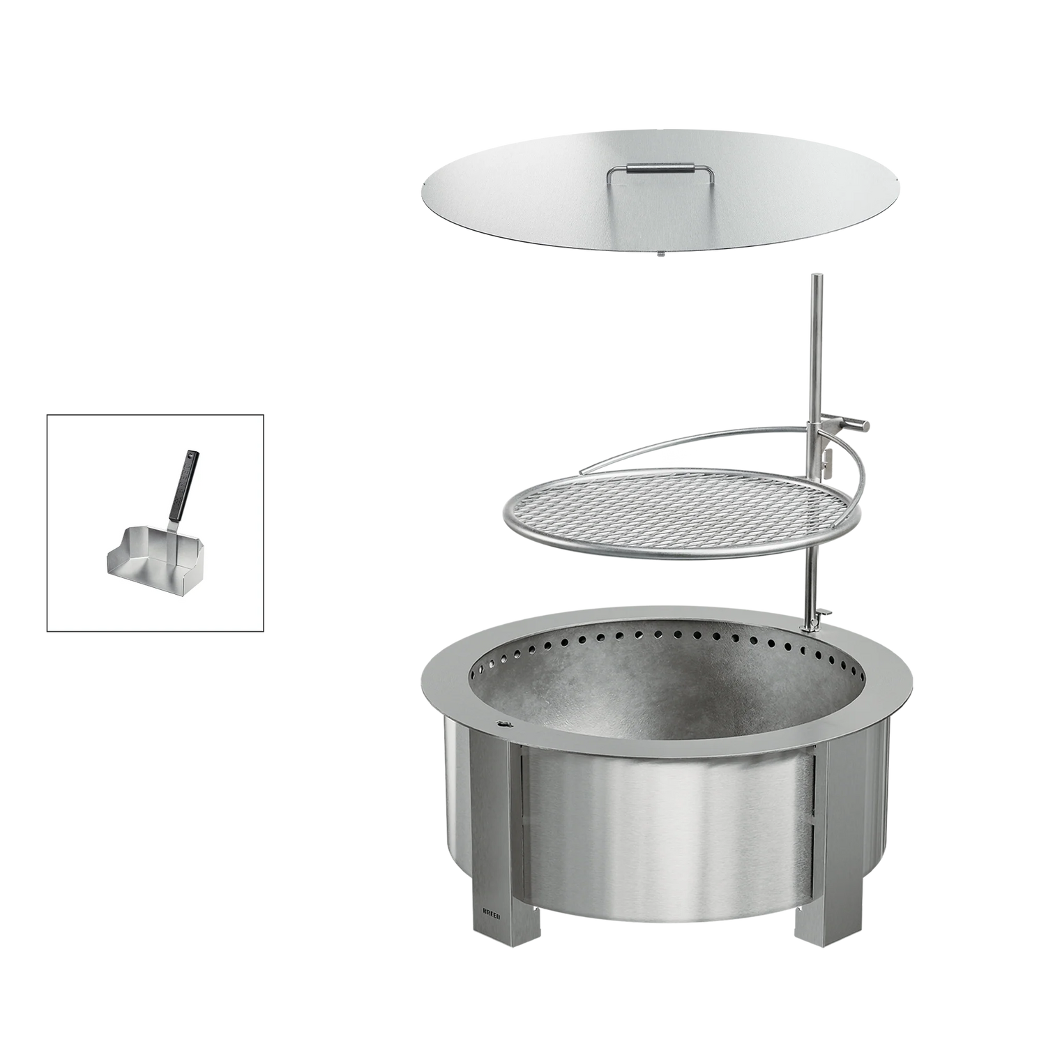 Breeo Smokeless Fire Pit Grilling Bundle