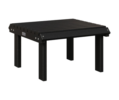 Berlin Gardens Stationary Footstool in Black