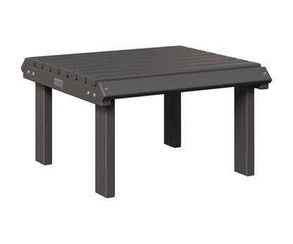 Berlin Gardens Stationary Footstool in Smoke Gray